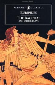 Cover of The Bacchae