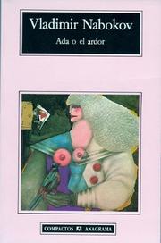 Cover of Ada, or Ardor: A Family Chronicle