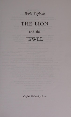 Cover of The Lion and the Jewel