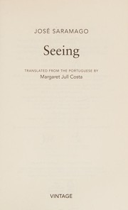 Cover of Seeing