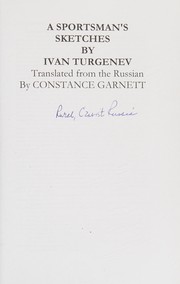 Cover of A Sportsman's Sketches