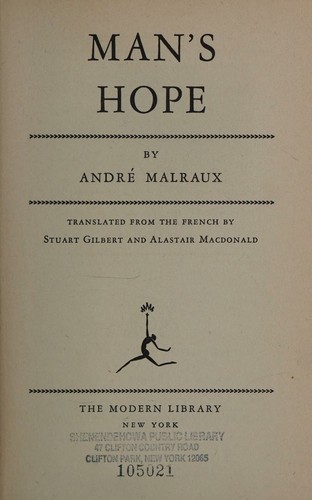 Cover of Man's Hope