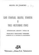 Cover of San Manuel Bueno, Martyr