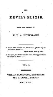 Cover of The Devil's Elixirs