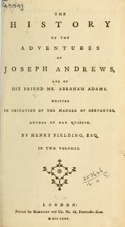 Cover of Joseph Andrews