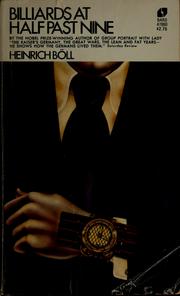 Cover of Billiards at Half-Past Nine