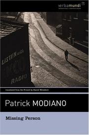 Cover of Missing Person