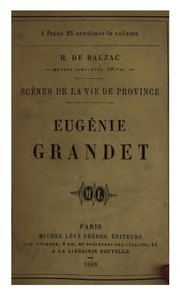 Cover of Eugénie Grandet